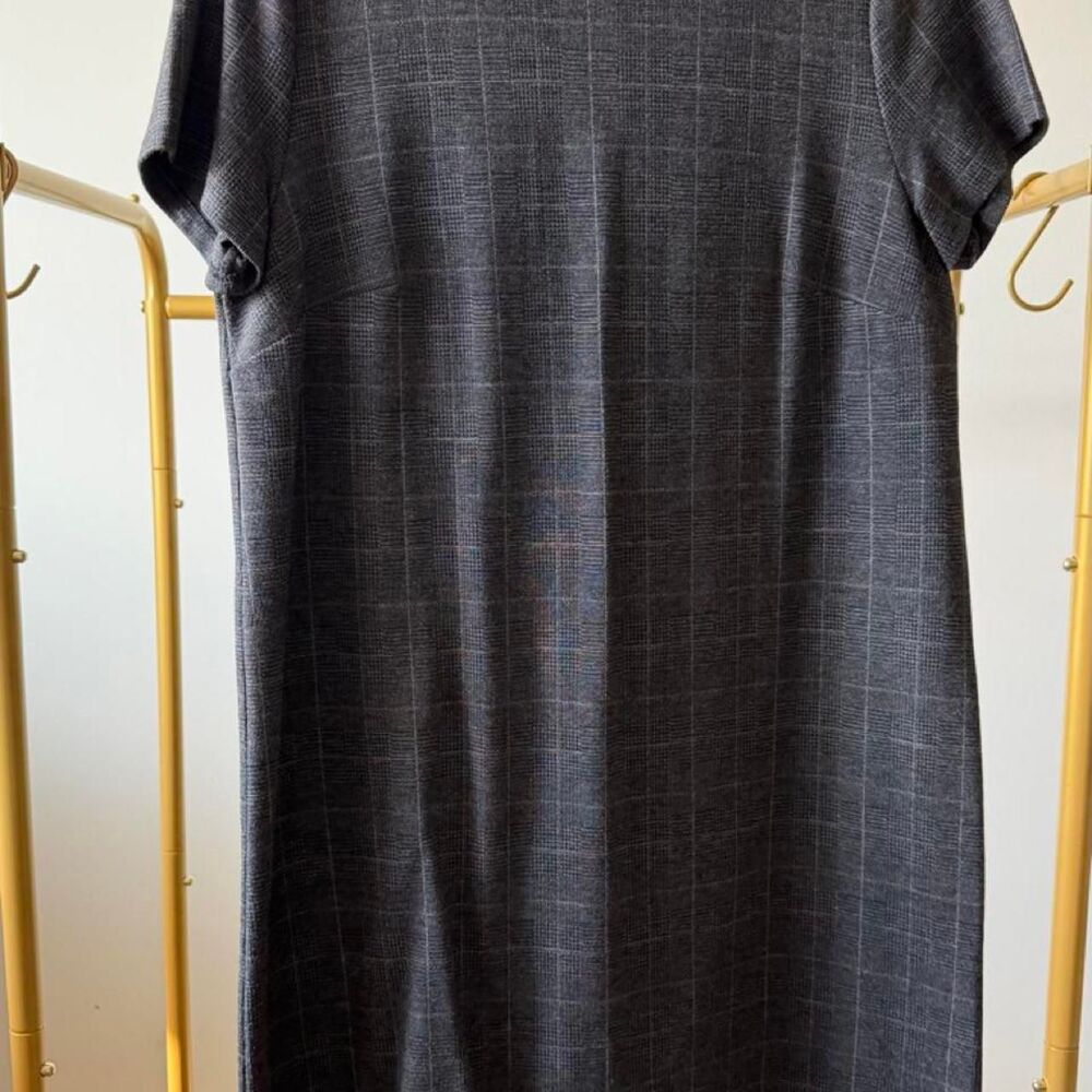 Loft Women's Grey and Black Dress